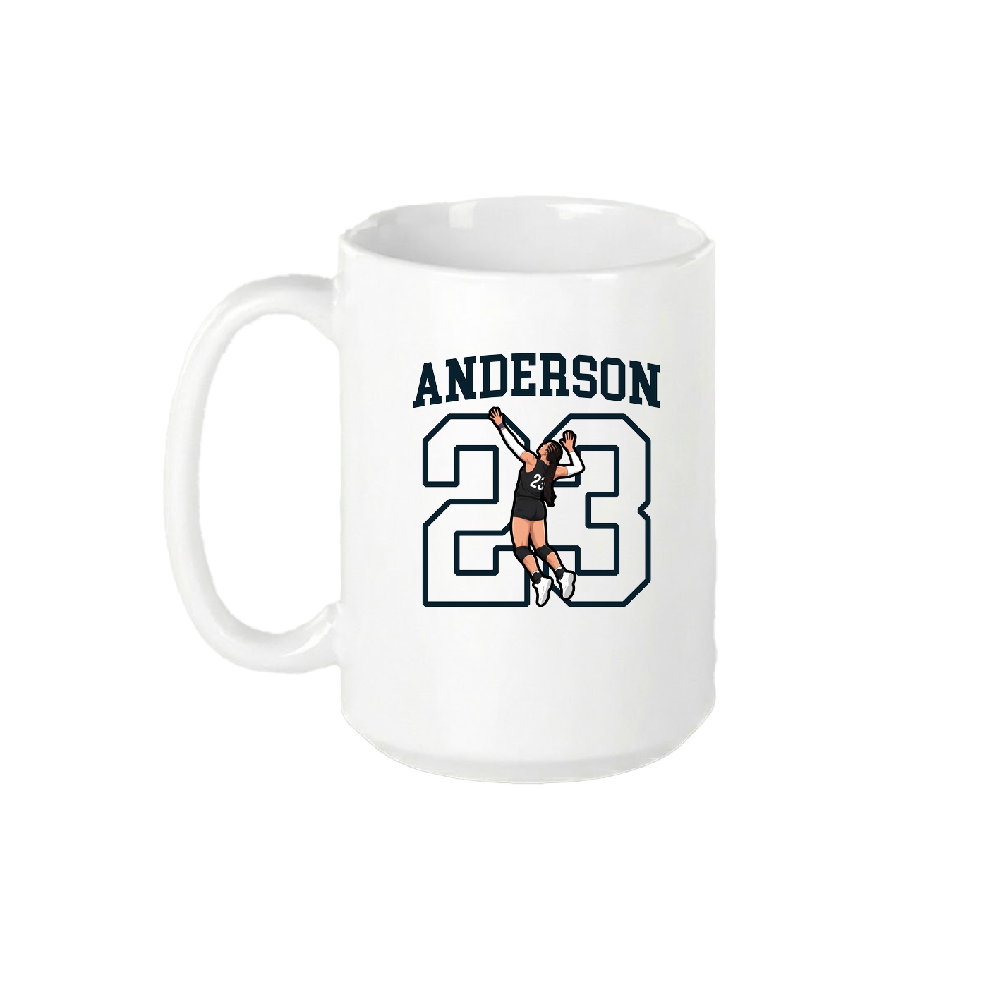 15oz Coffee Mug — Shirsey in White