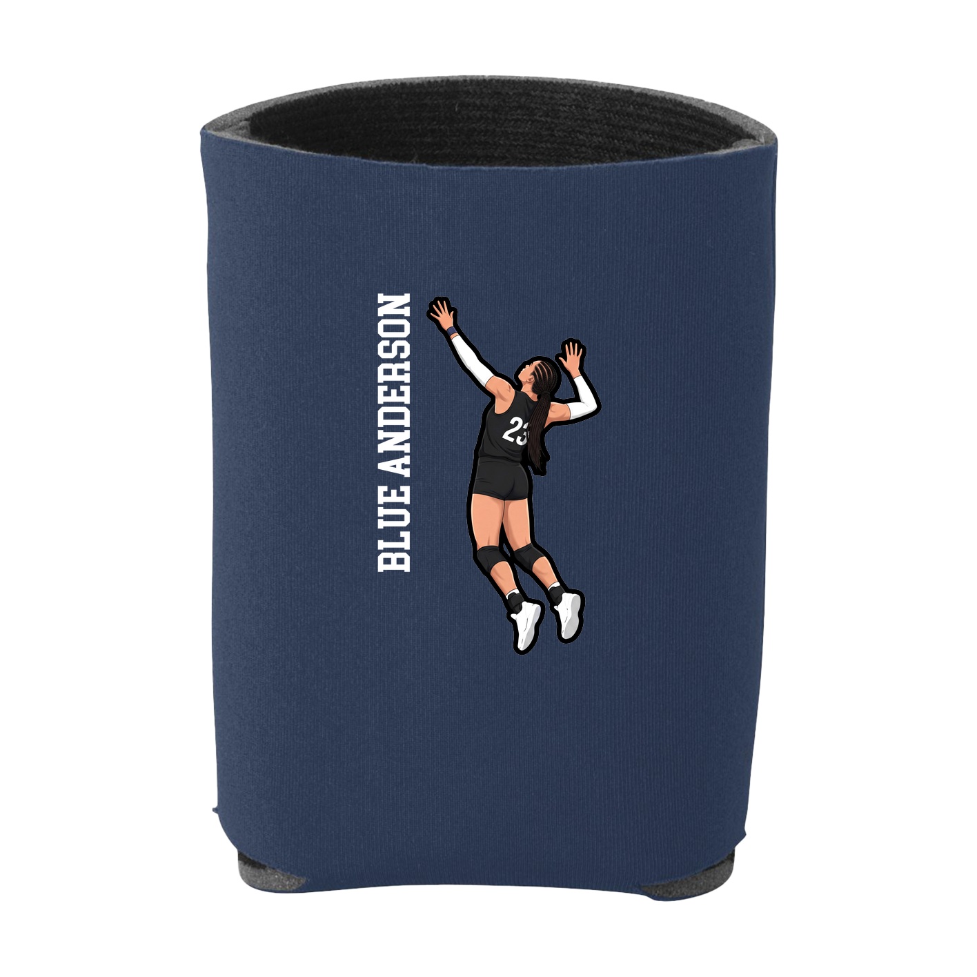 Can Holder — Name Vertical in Navy