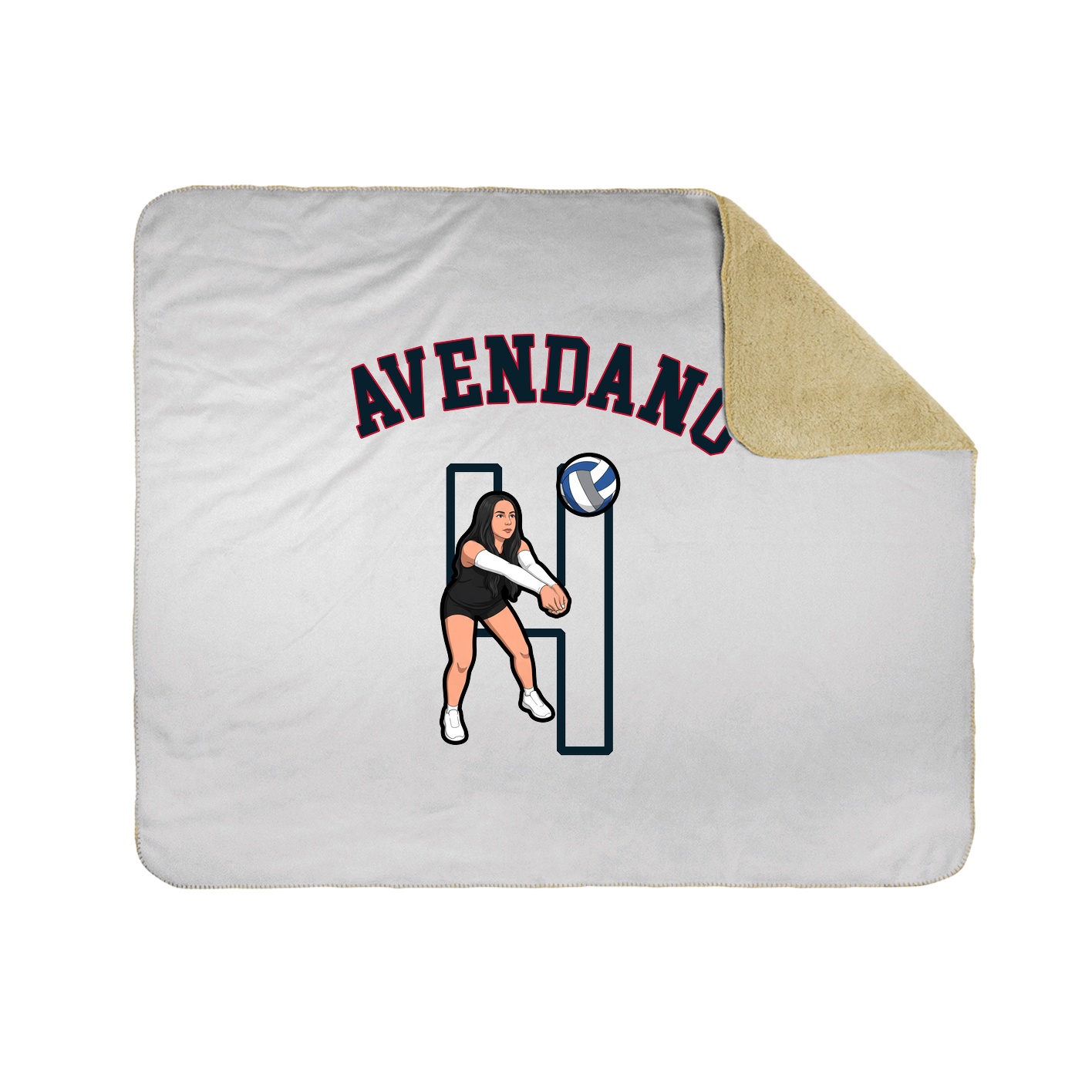 Throw Blanket — Shirsey Arch in White