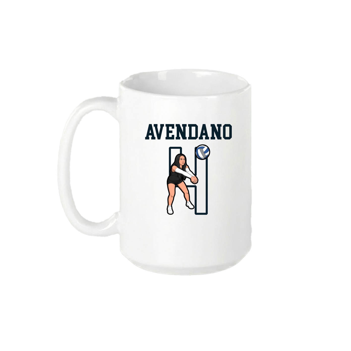 15oz Coffee Mug — Shirsey in White