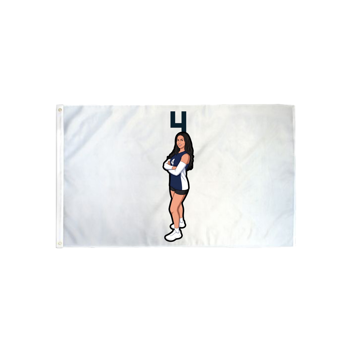 3x5 Flag — Number Top in Classic