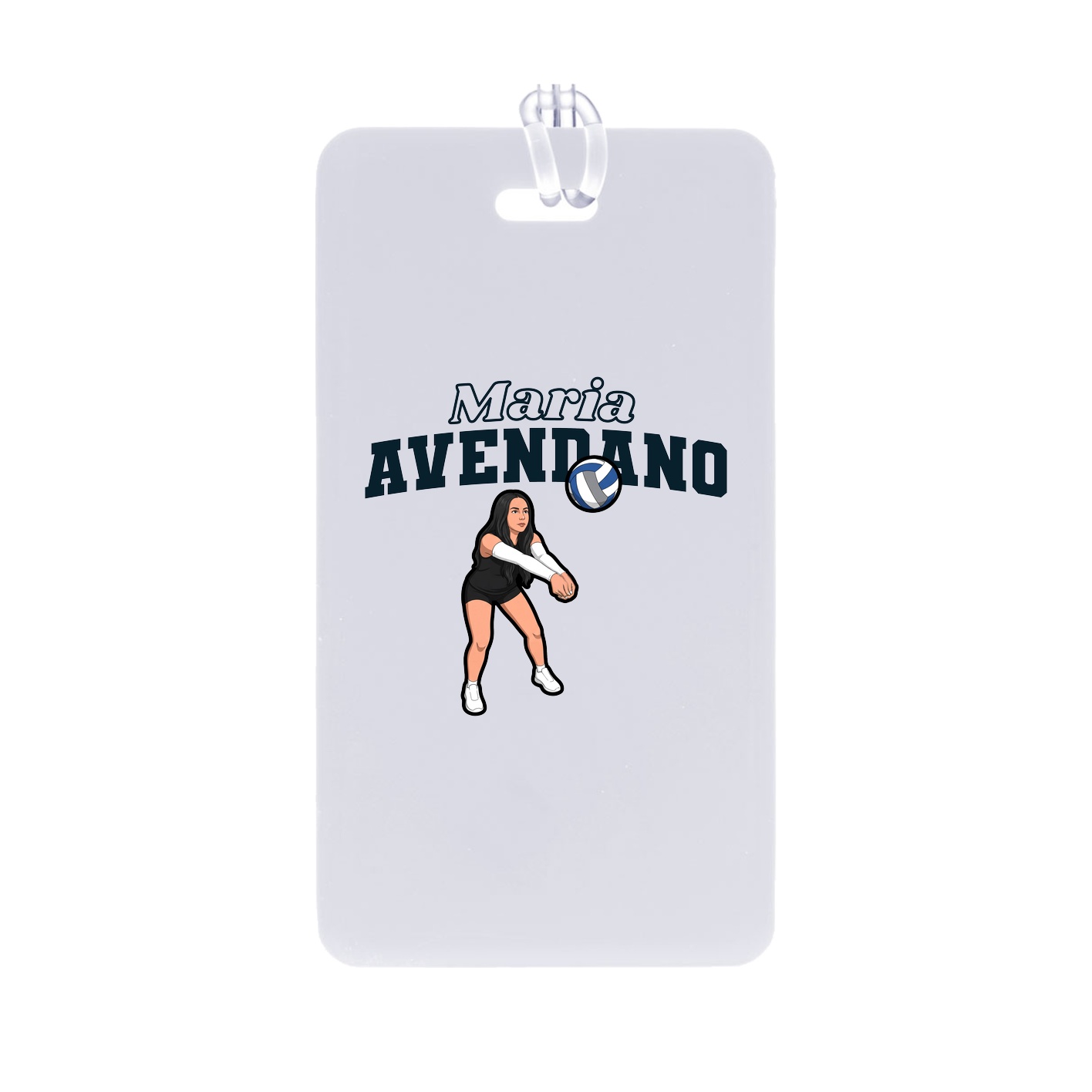 Bag Tag — Name Arch in Classic