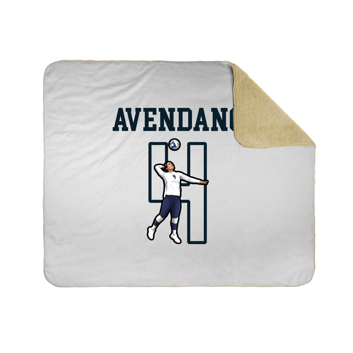 Throw Blanket — Shirsey in White
