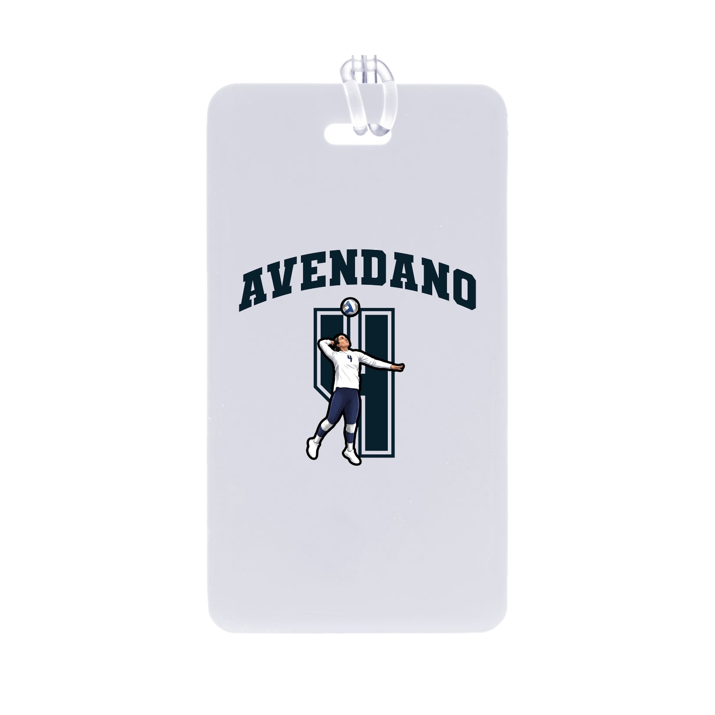 Bag Tag — Number in Classic