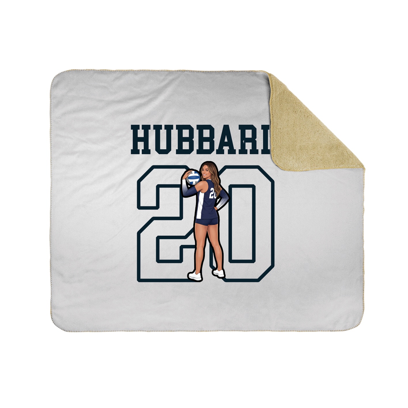 Throw Blanket — Shirsey in White