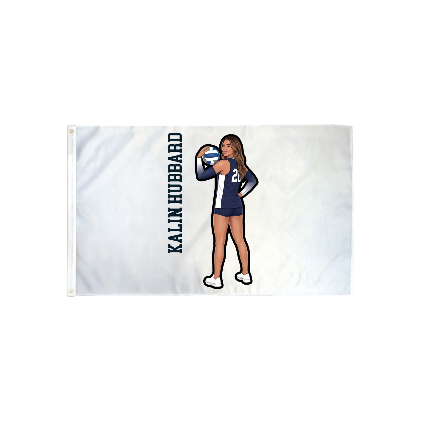 3x5 Flag — Name Vertical in Classic