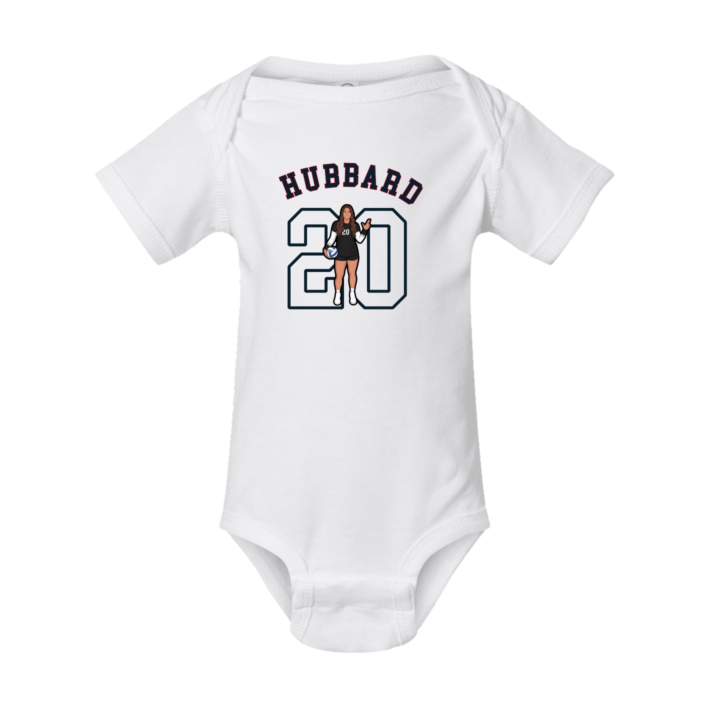 Baby Onesie — Shirsey Arch in White