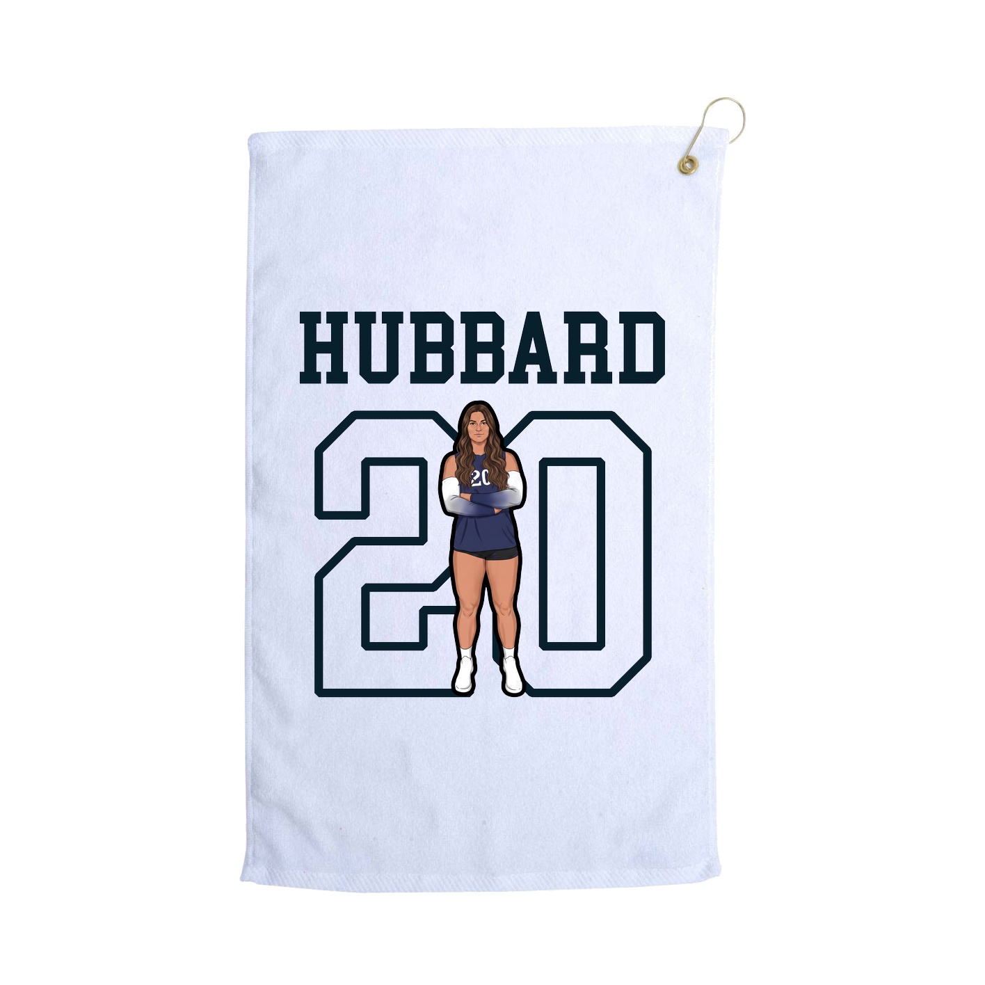 Golf Towel — Shirsey in White