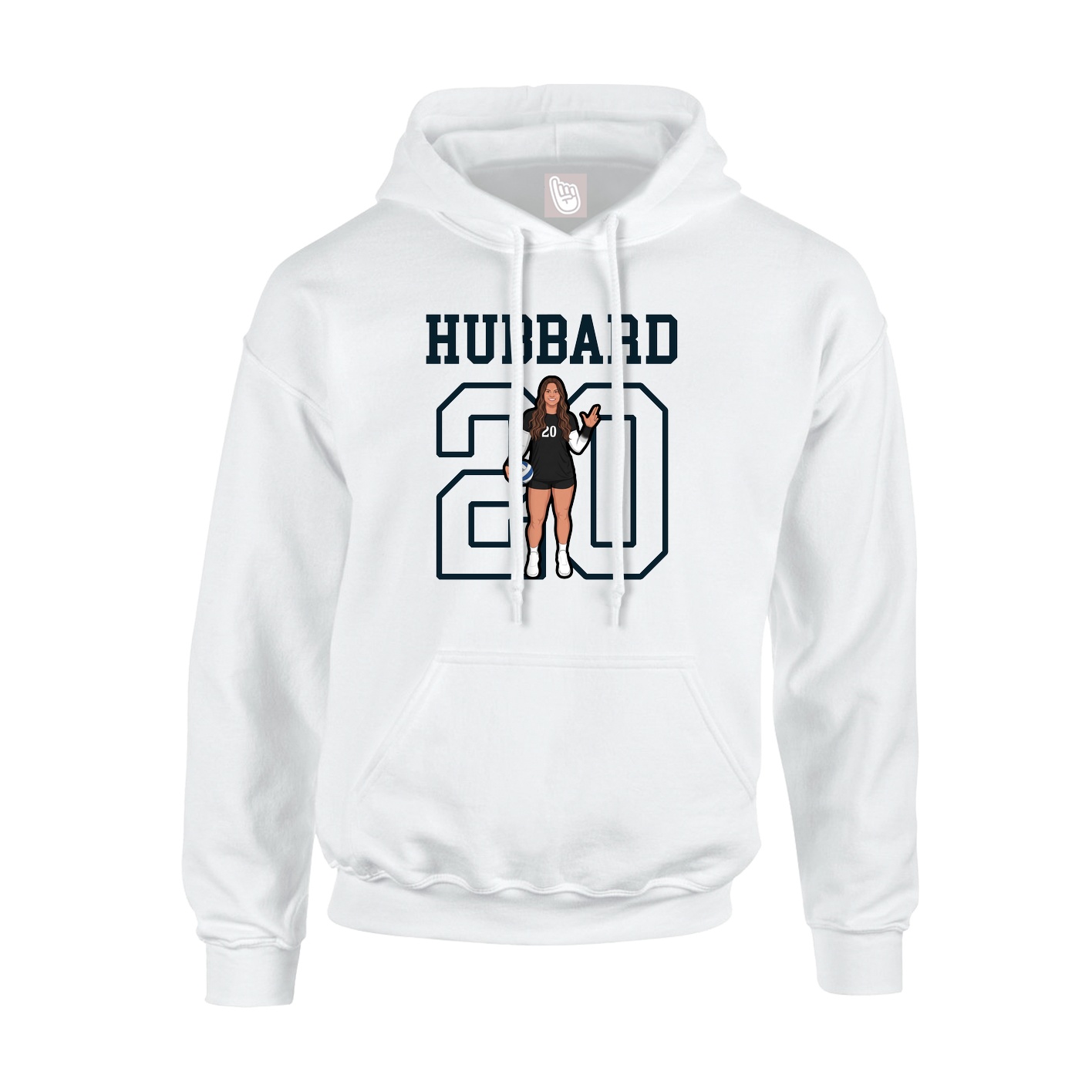 Hoodie — Shirsey in White