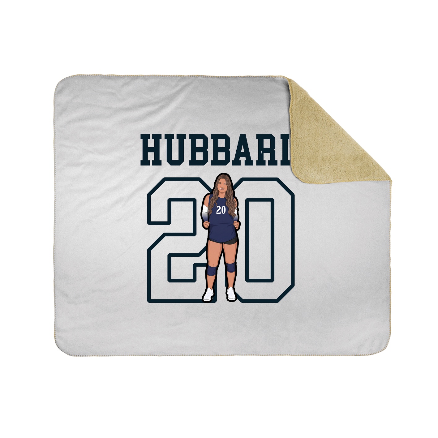 Throw Blanket — Shirsey in White