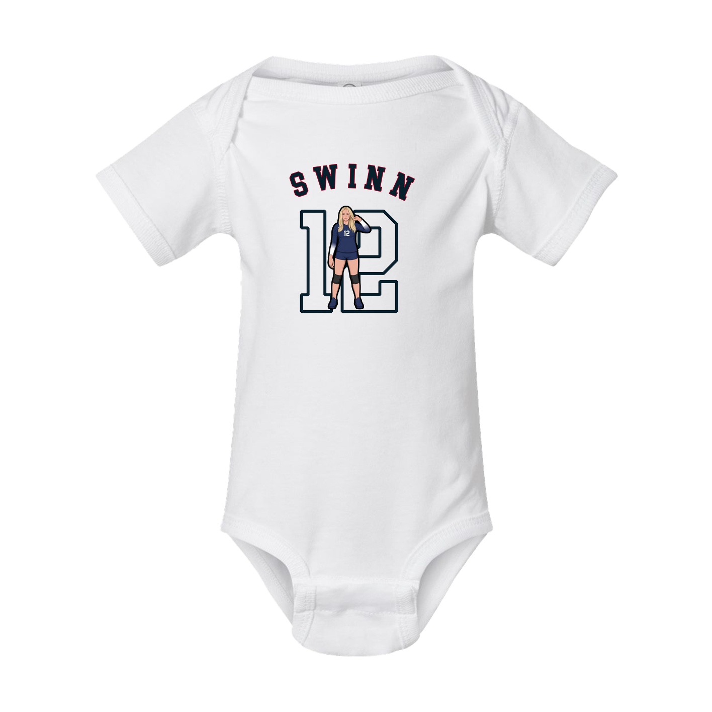 Baby Onesie — Shirsey Arch in White