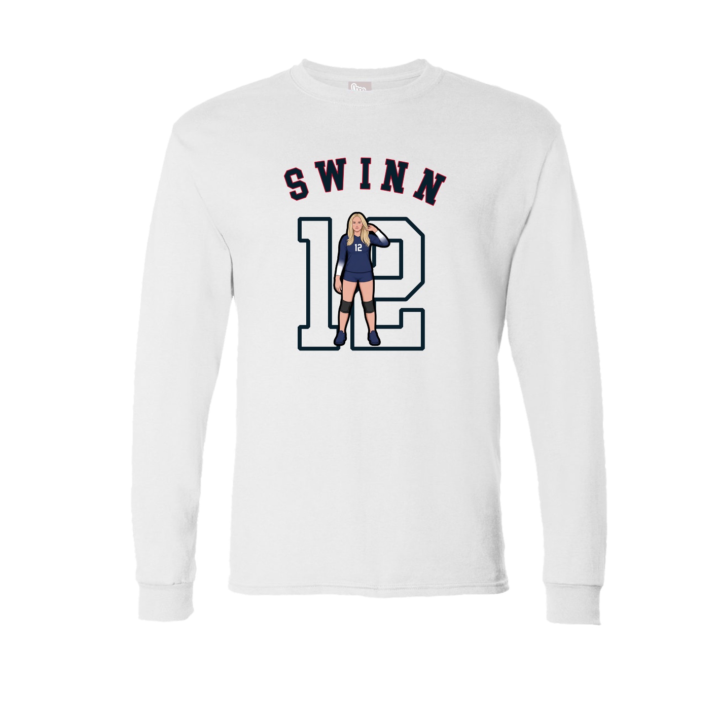 Long Sleeve Tee — Shirsey Arch in White