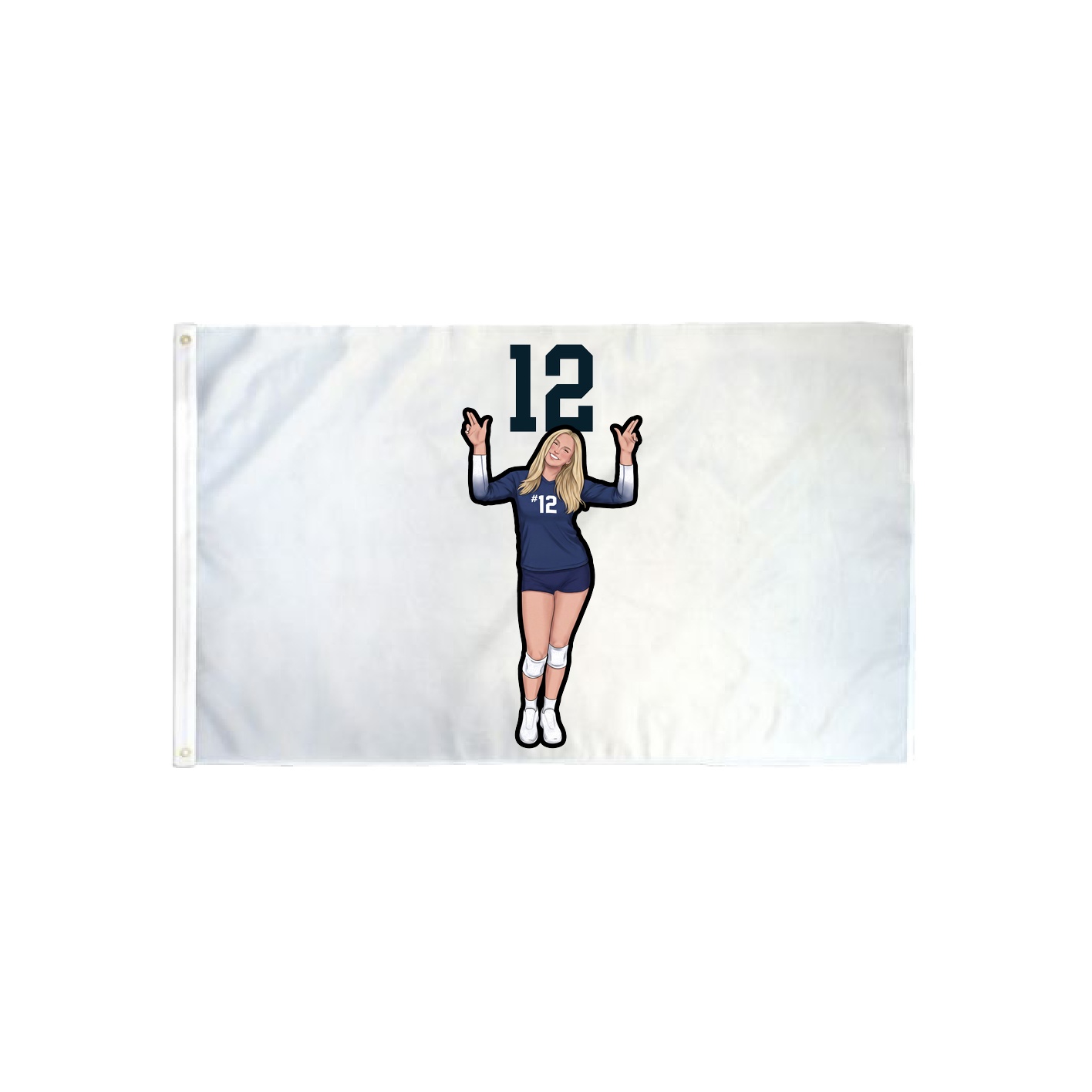 3x5 Flag — Number Top in Classic