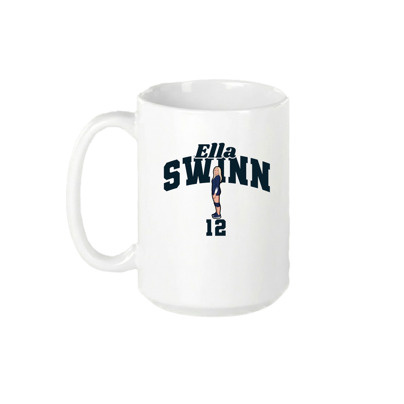 15oz Coffee Mug — Signature Arch in White