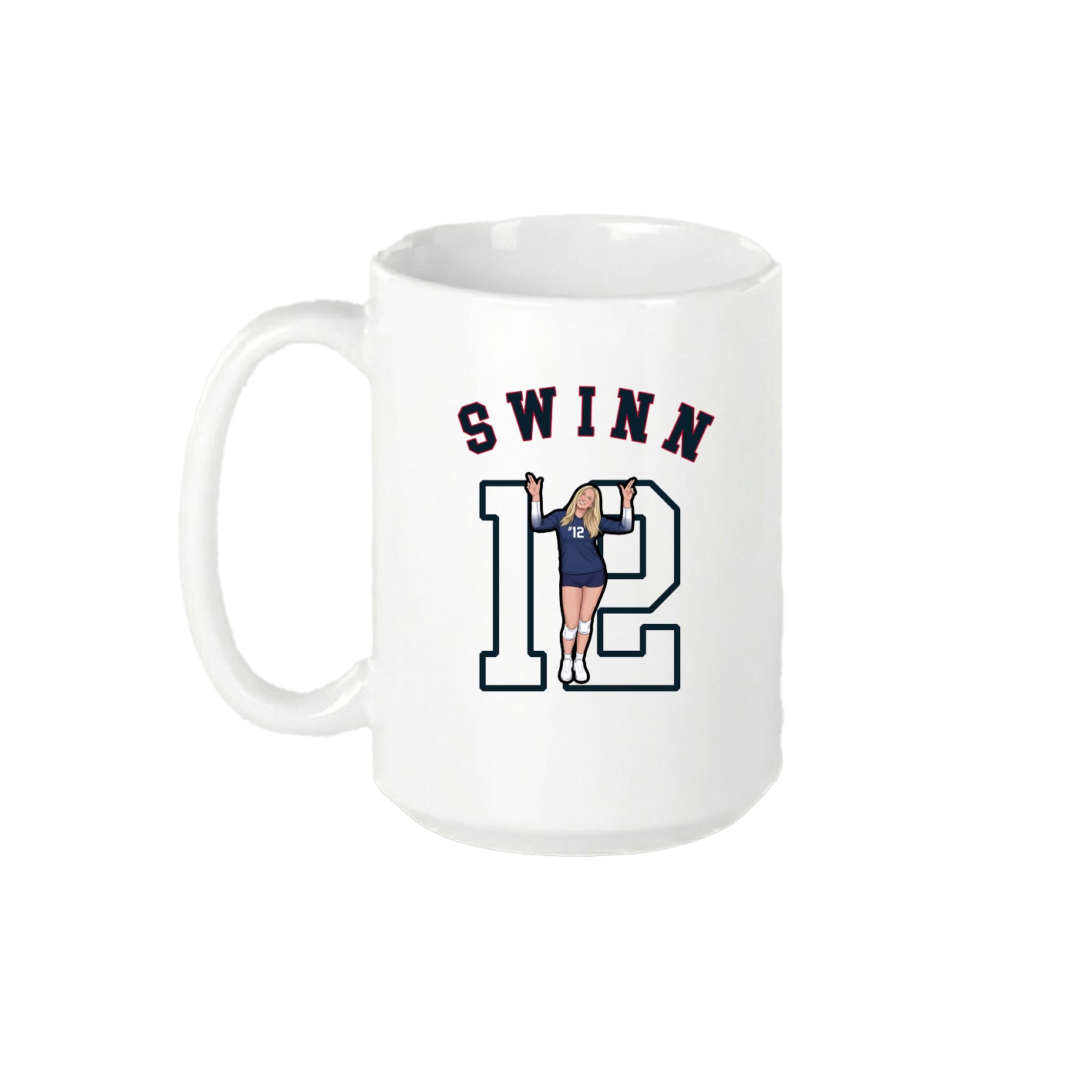 15oz Coffee Mug — Shirsey Arch in White