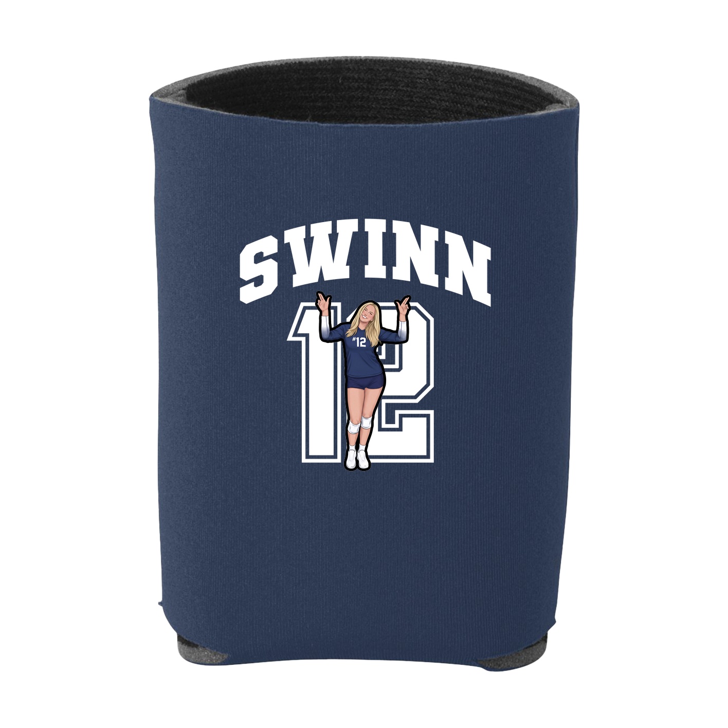 Can Holder — Number in Navy