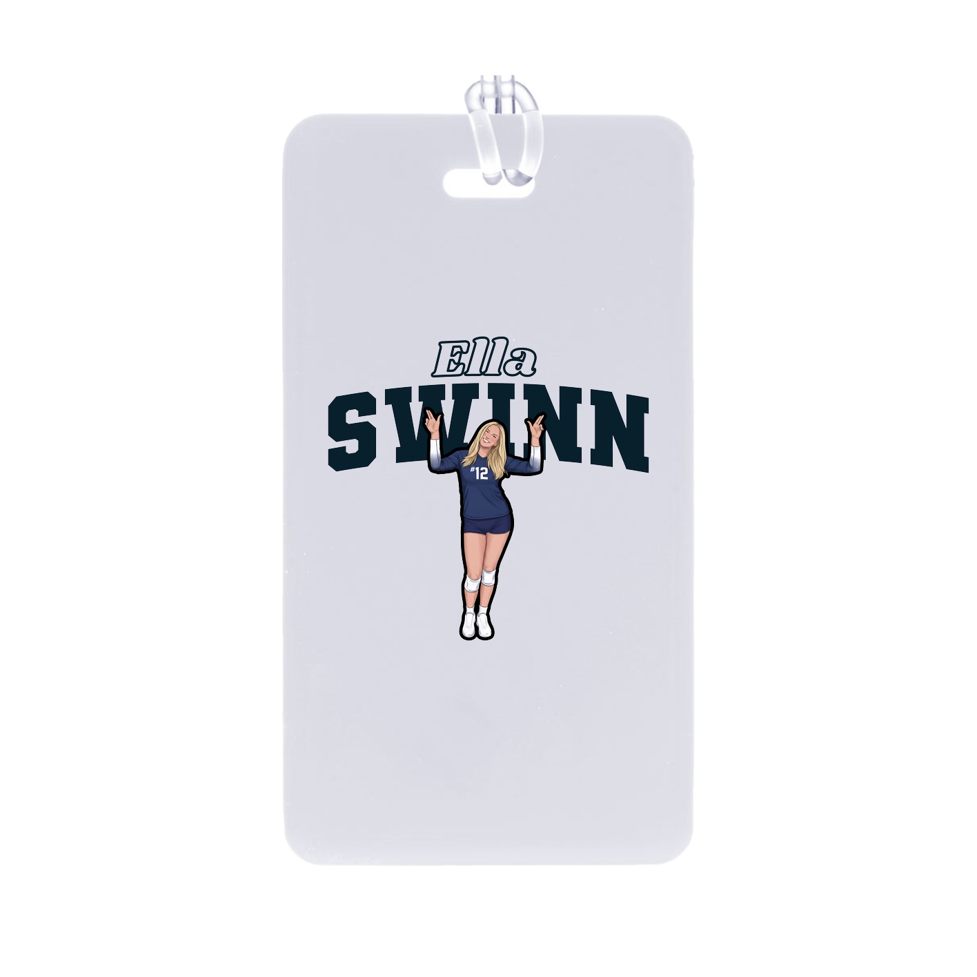 Bag Tag — Name Arch in Classic