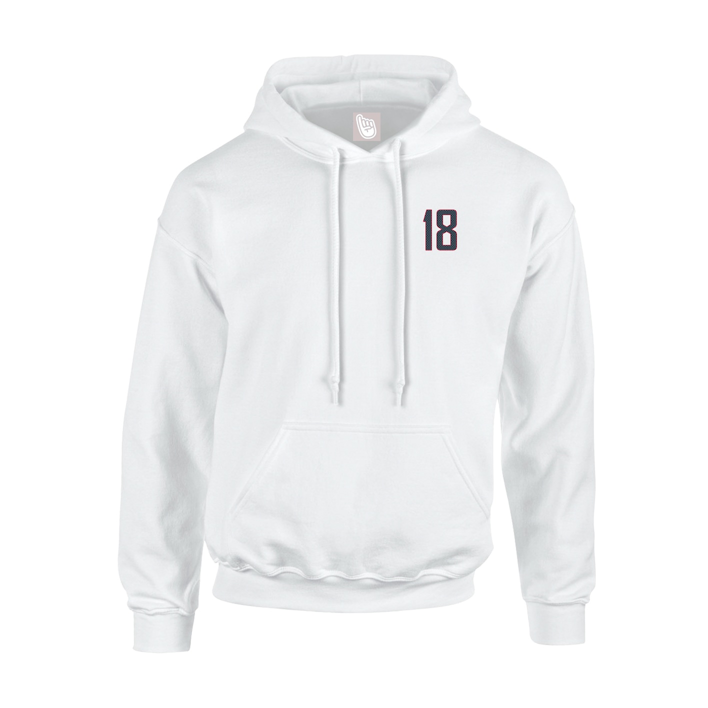 Youth Hoodie — Front Shirsy in White