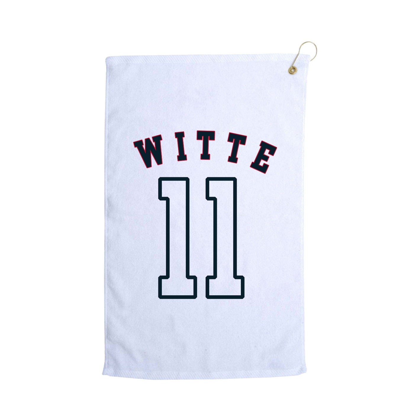 Golf Towel — Shirsey Arch in White