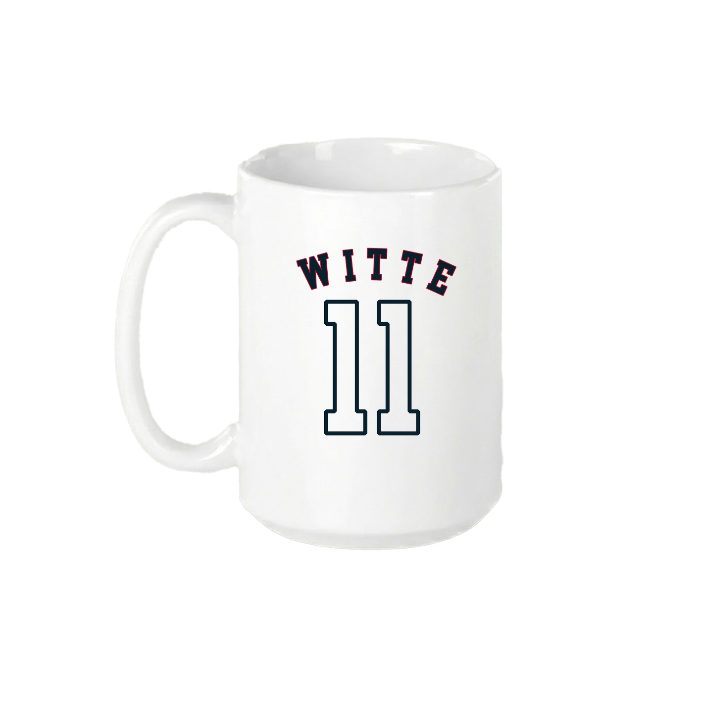 15oz Coffee Mug — Shirsey Arch in White