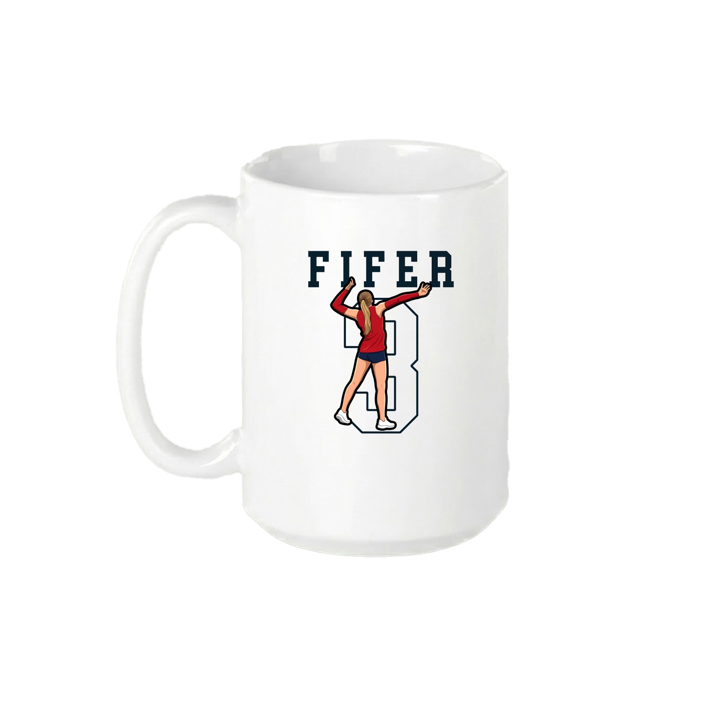 15oz Coffee Mug — Shirsey in White