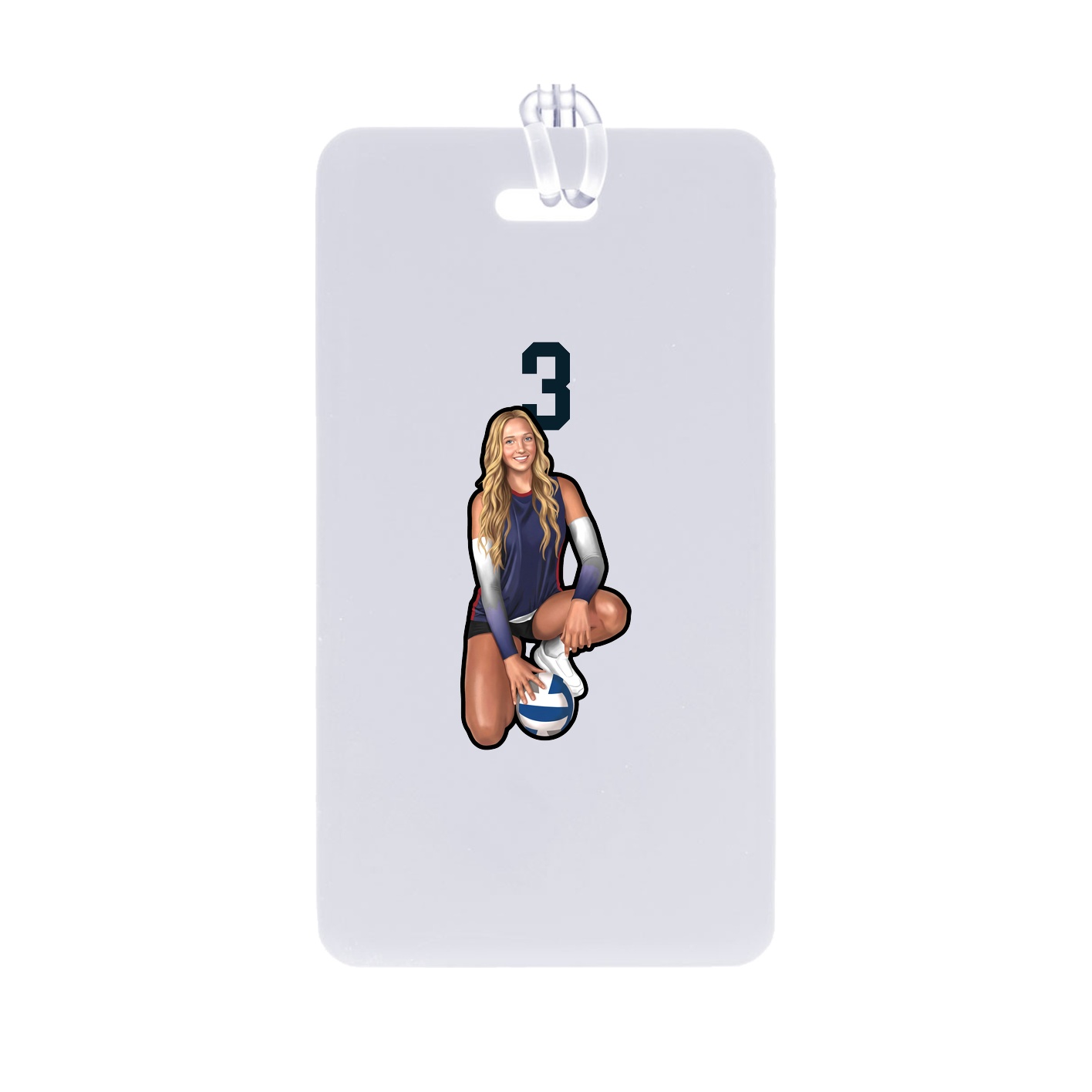 Bag Tag — Number Top in Classic