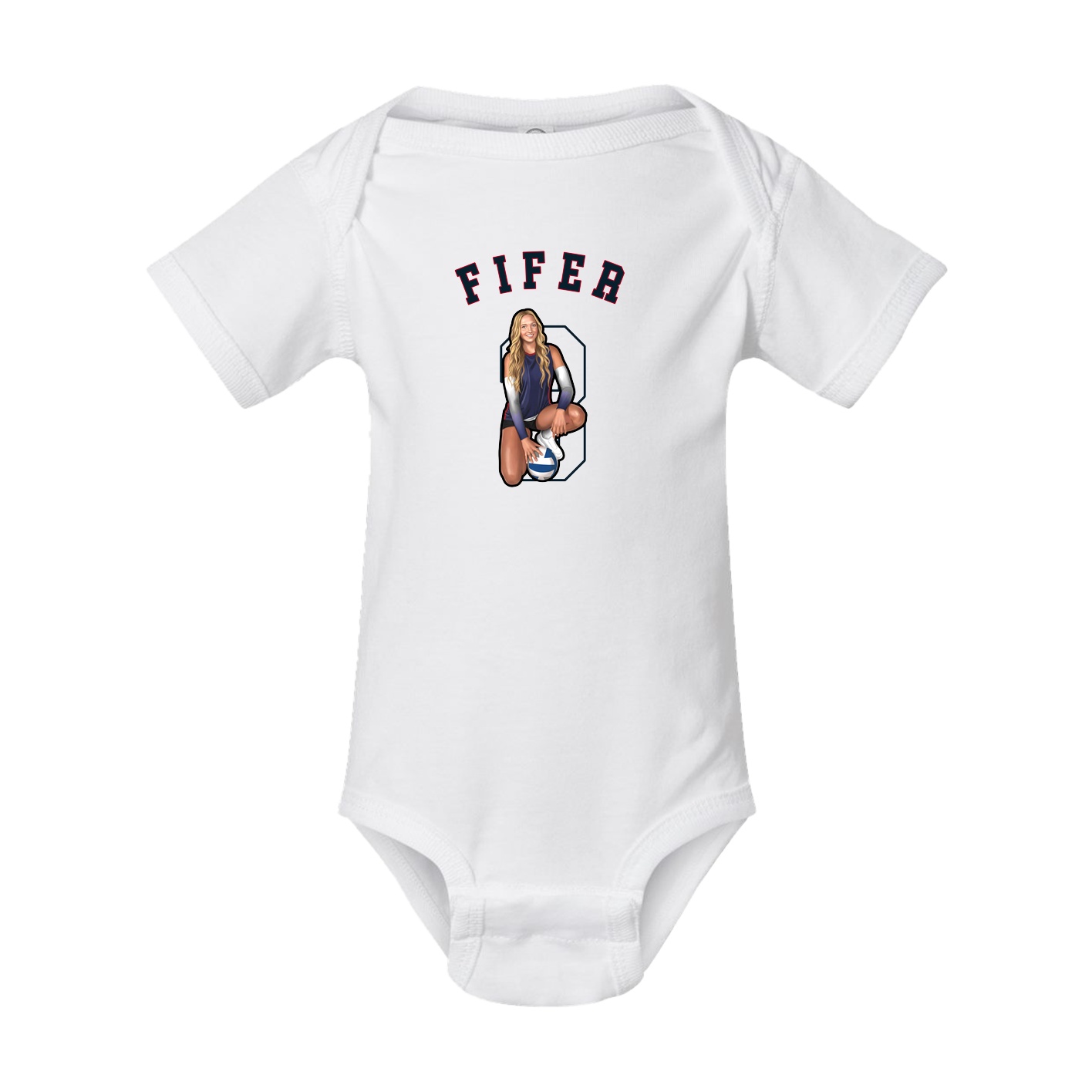 Baby Onesie — Shirsey Arch in White