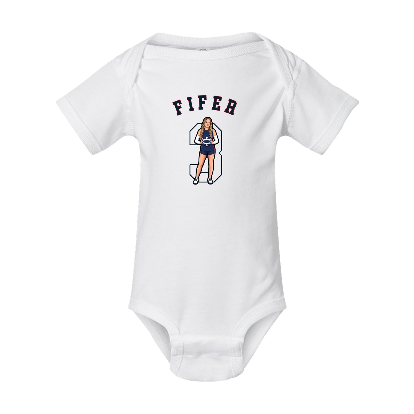 Baby Onesie — Shirsey Arch in White