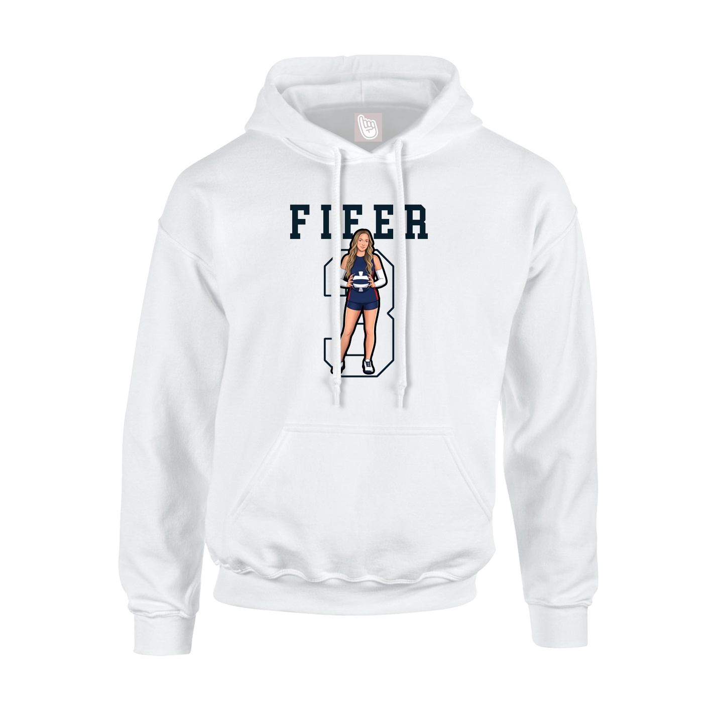 Youth Hoodie — Shirsey in White