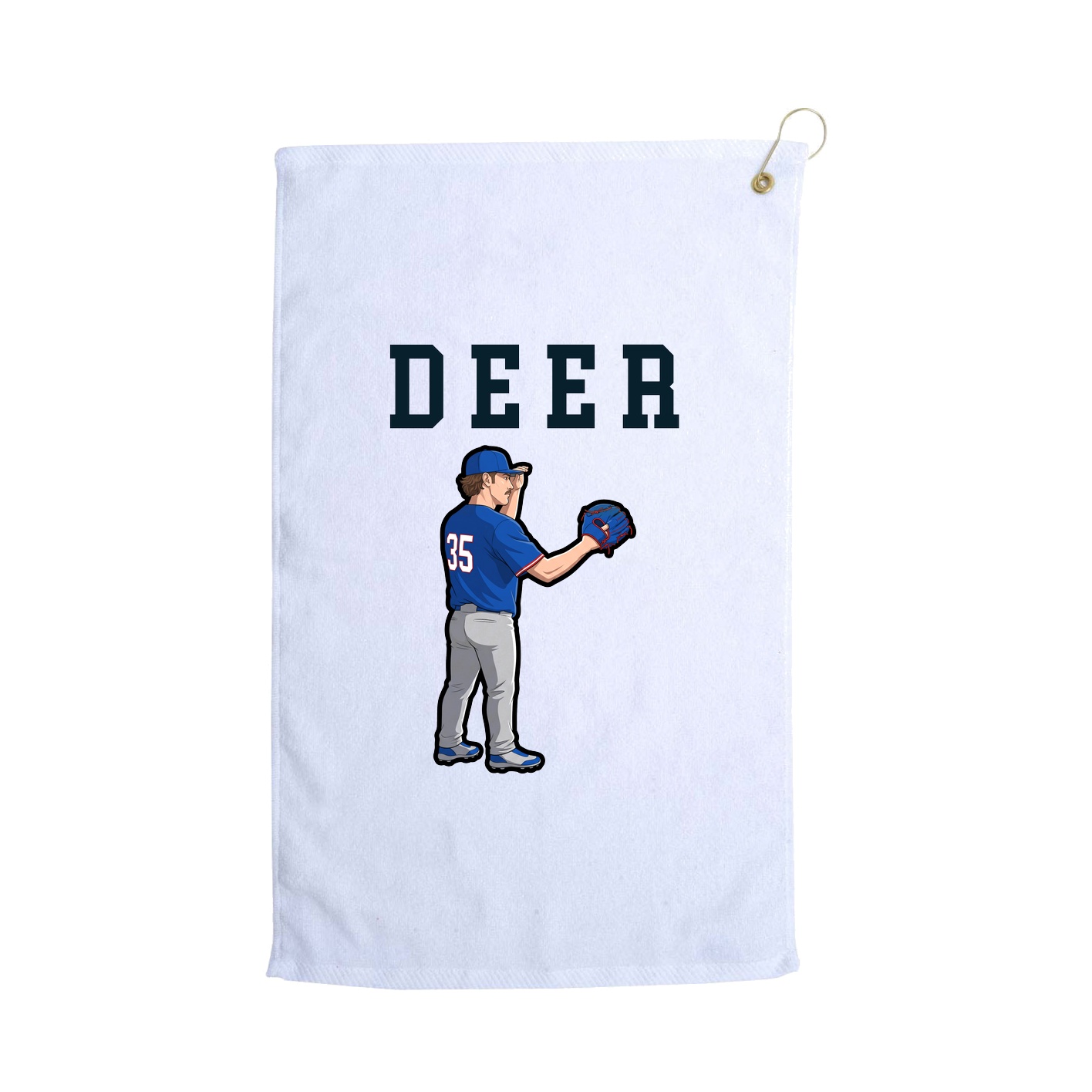 Golf Towel — Shirsey in White