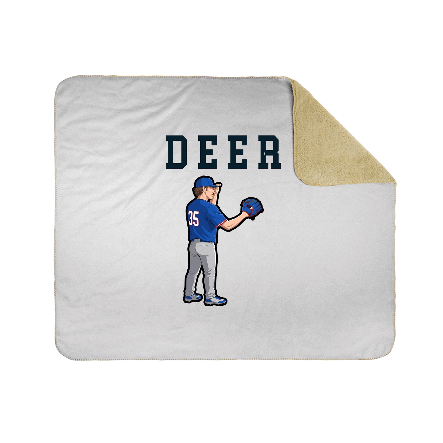 Throw Blanket — Shirsey in White