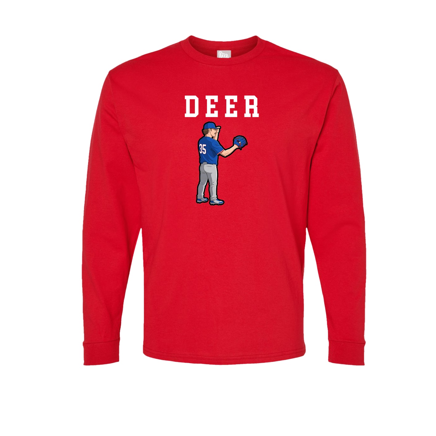 Long Sleeve Tee — Shirsey in Red