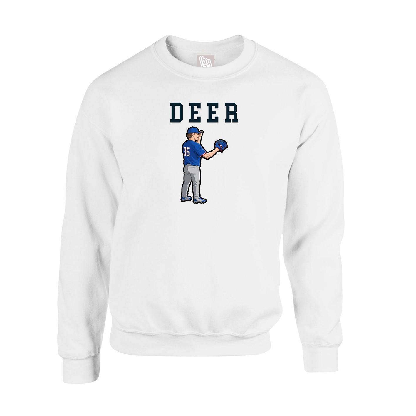 Fleece Crew — Shirsey in White