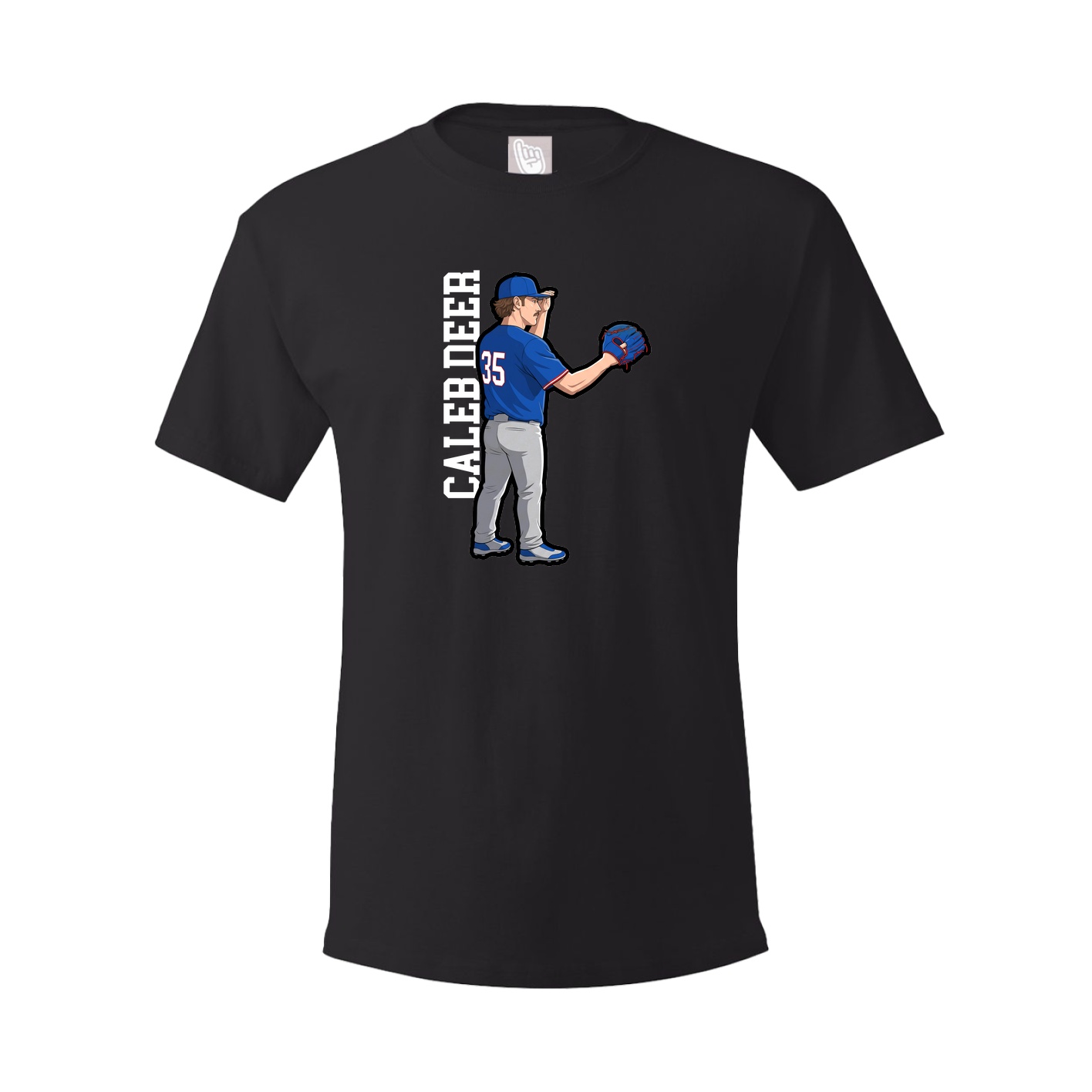Tee — Name Vertical in Black