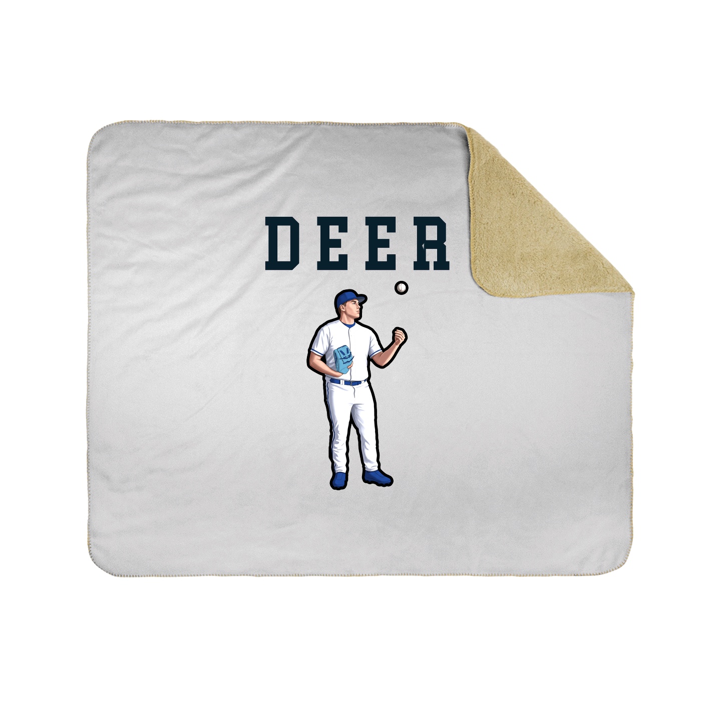 Throw Blanket — Shirsey in White
