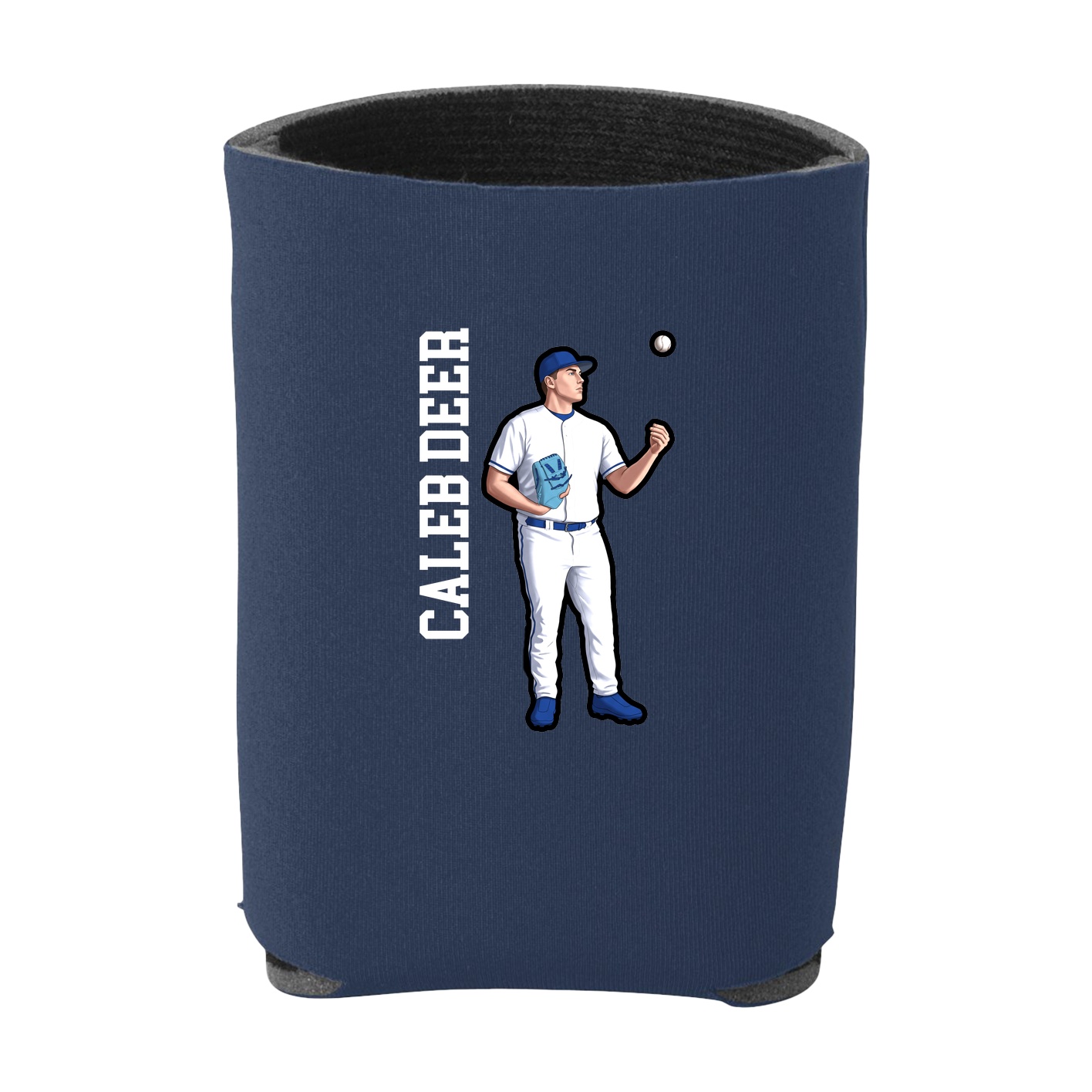 Can Holder — Name Vertical in Navy