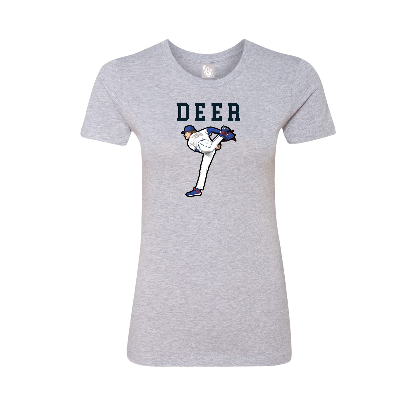 Fitted Women's Tee — Shirsey in Grey