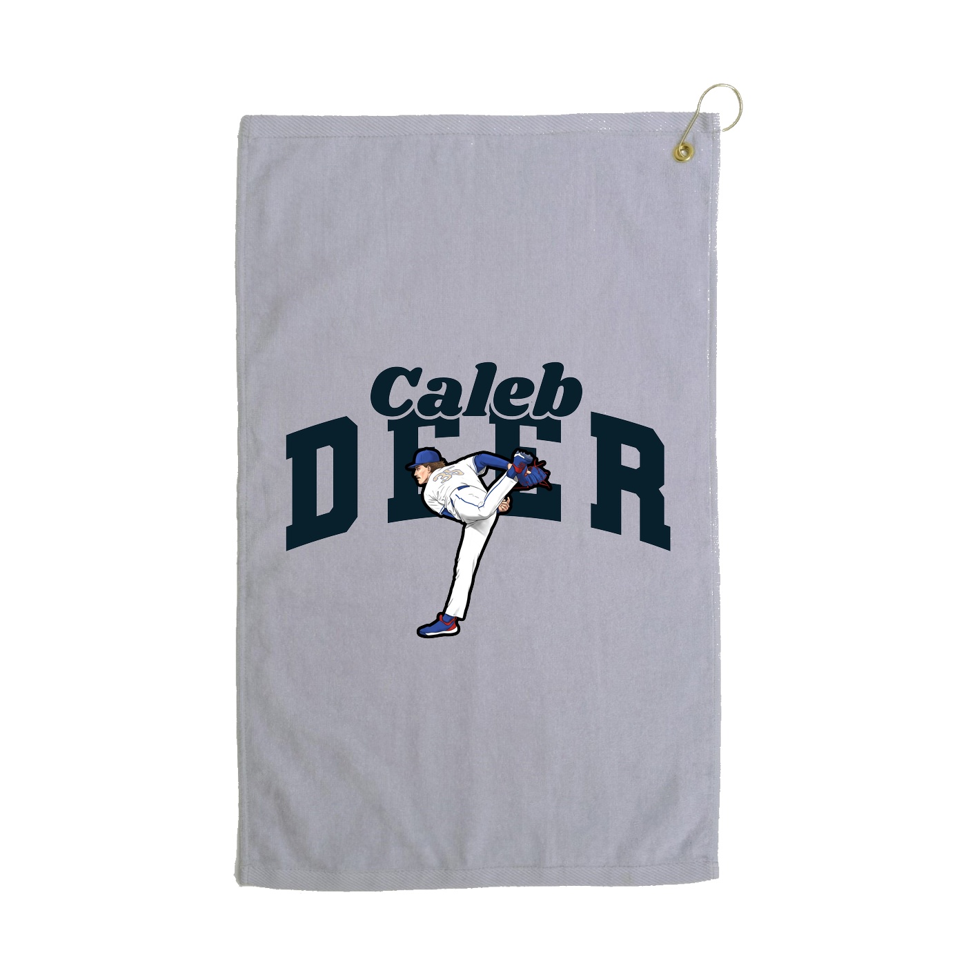 Golf Towel — Signature Arch in Grey