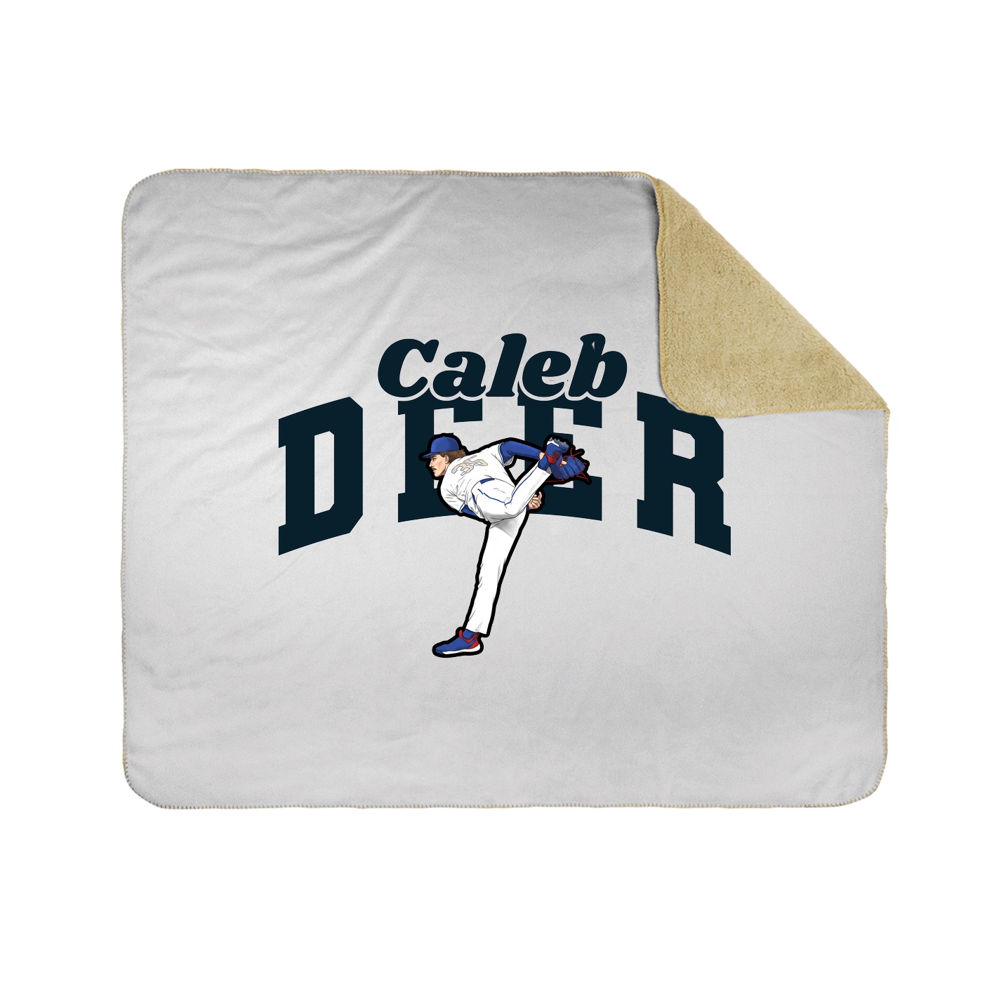 Throw Blanket — Signature Arch in White