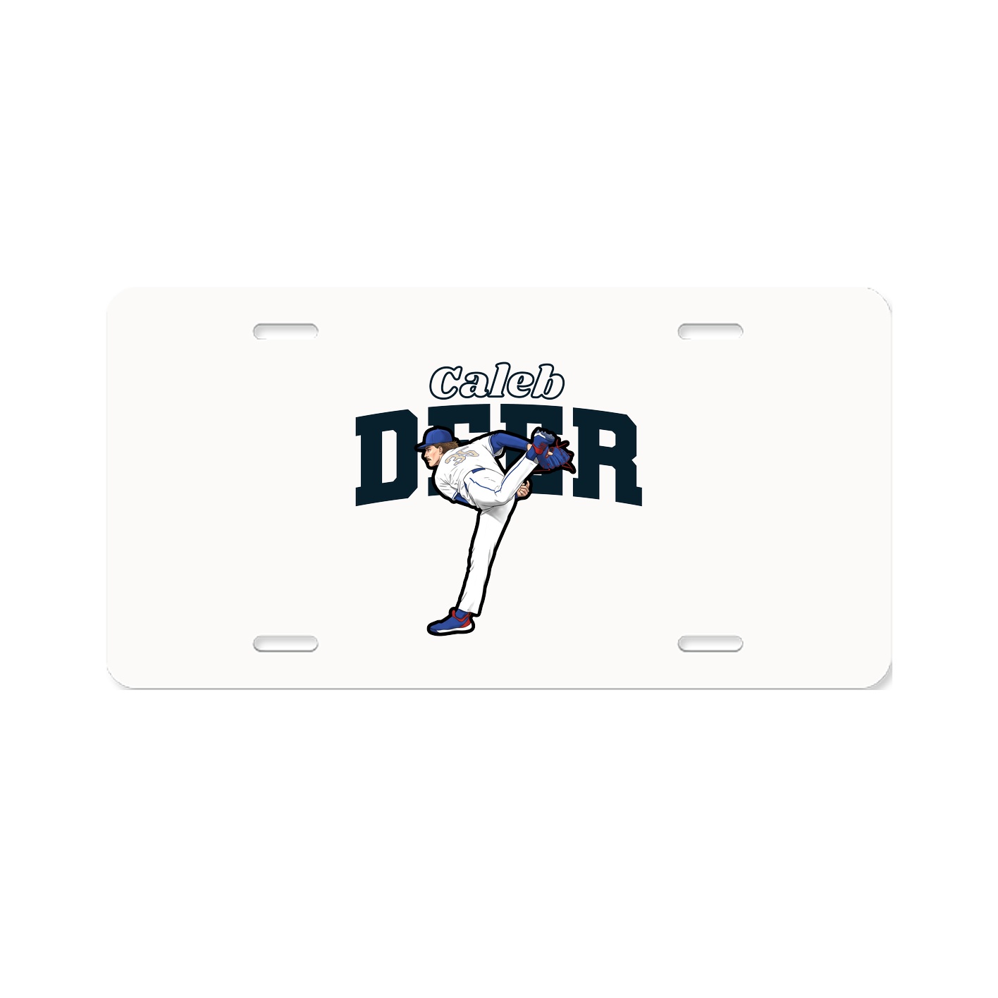 License Plate — Name Arch in Classic
