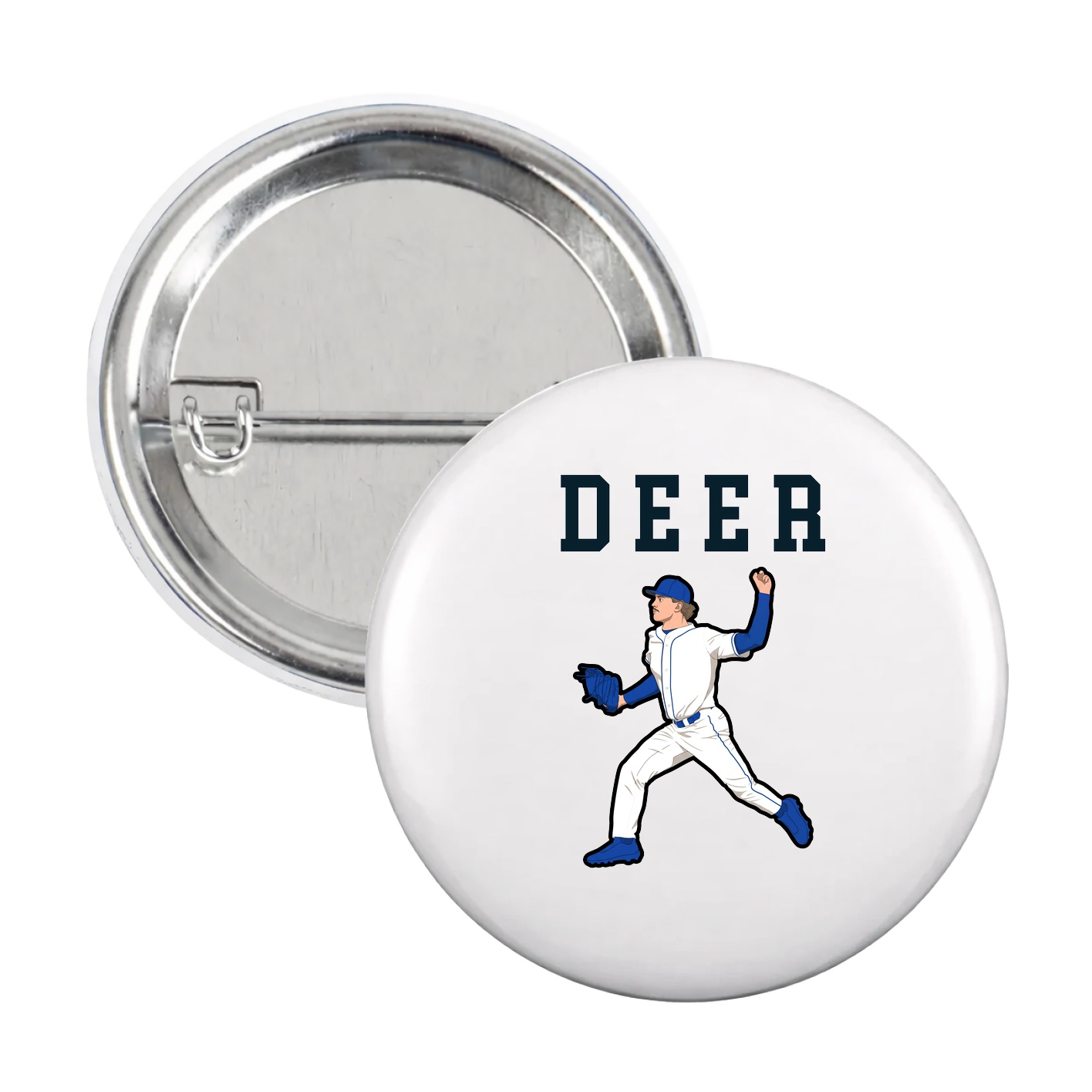 Game Day Button — Shirsey in White