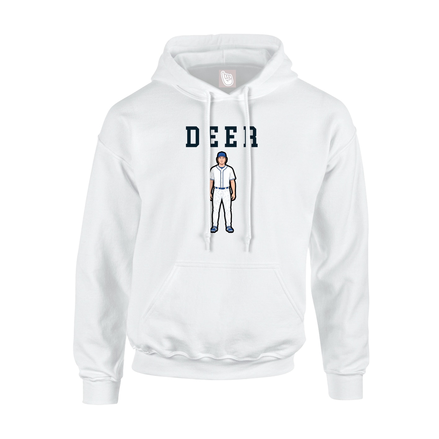 Hoodie — Shirsey in White