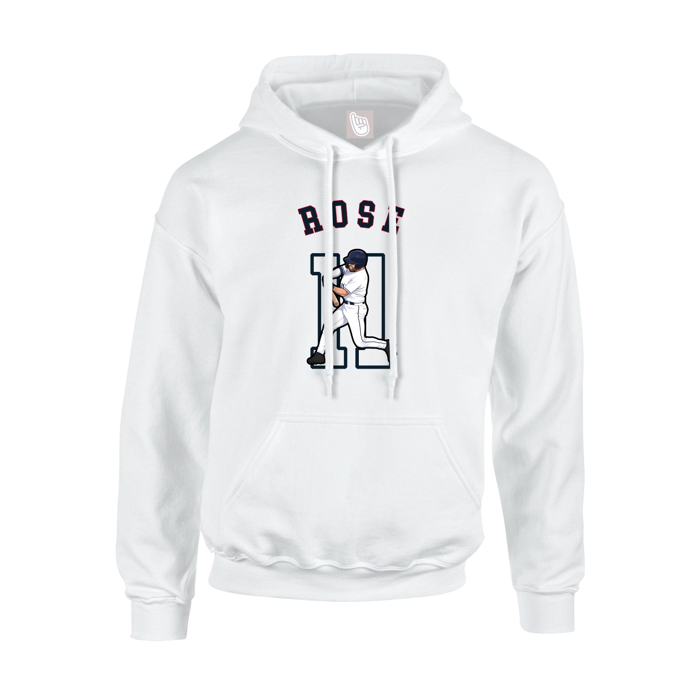 Youth Hoodie — Shirsey Arch in White