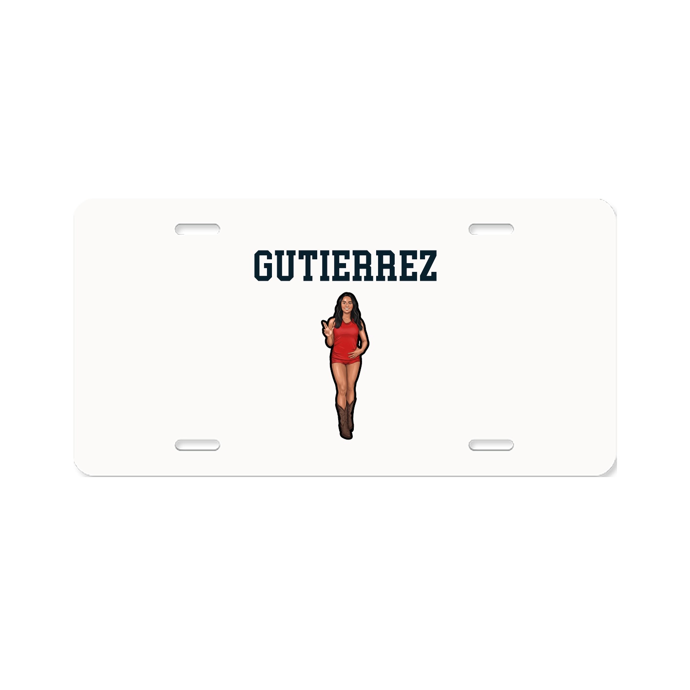 License Plate — Shirsey in Classic