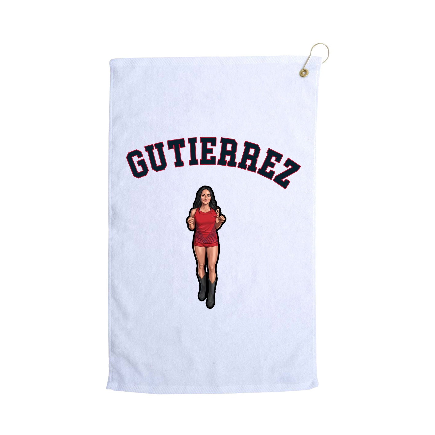 Golf Towel — Shirsey Arch in White