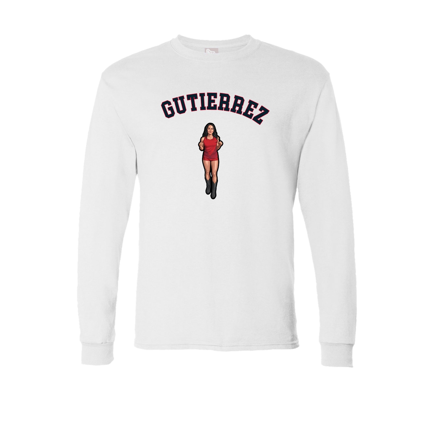Long Sleeve Tee — Shirsey Arch in White