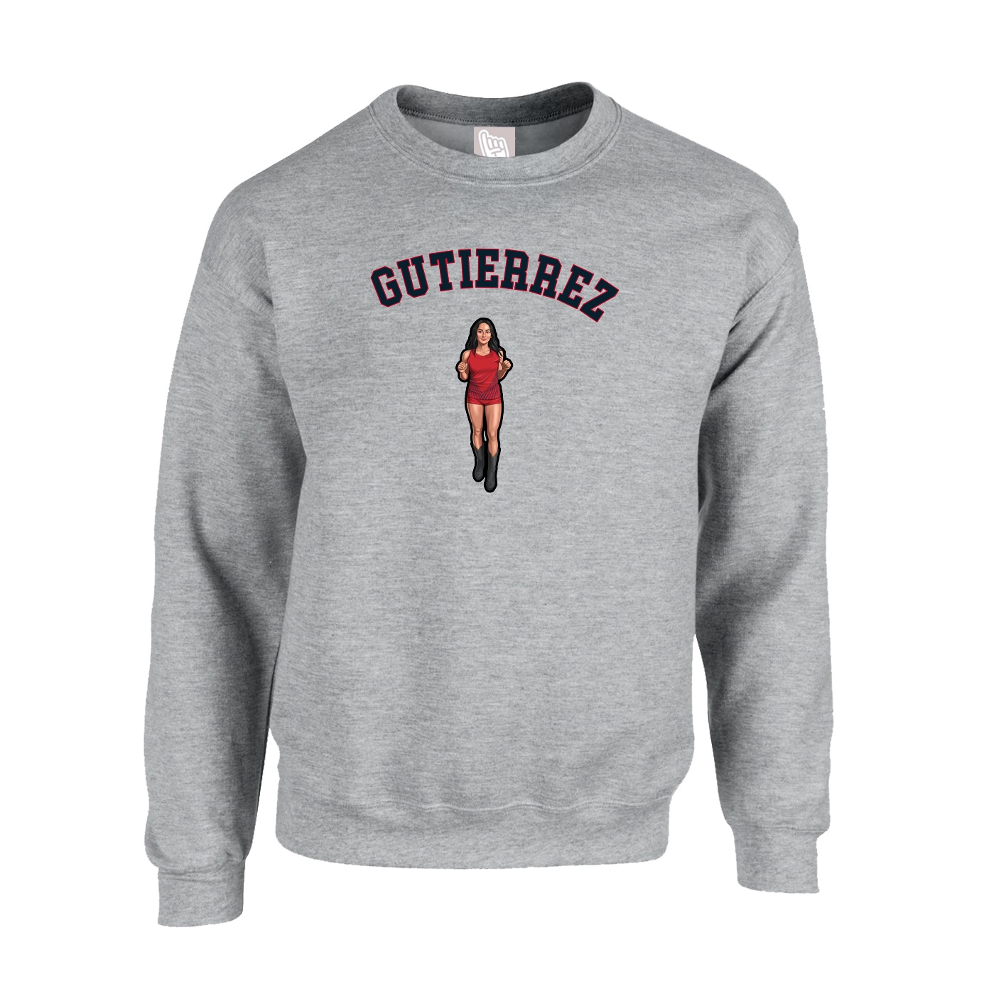 Fleece Crew — Shirsey Arch in Grey