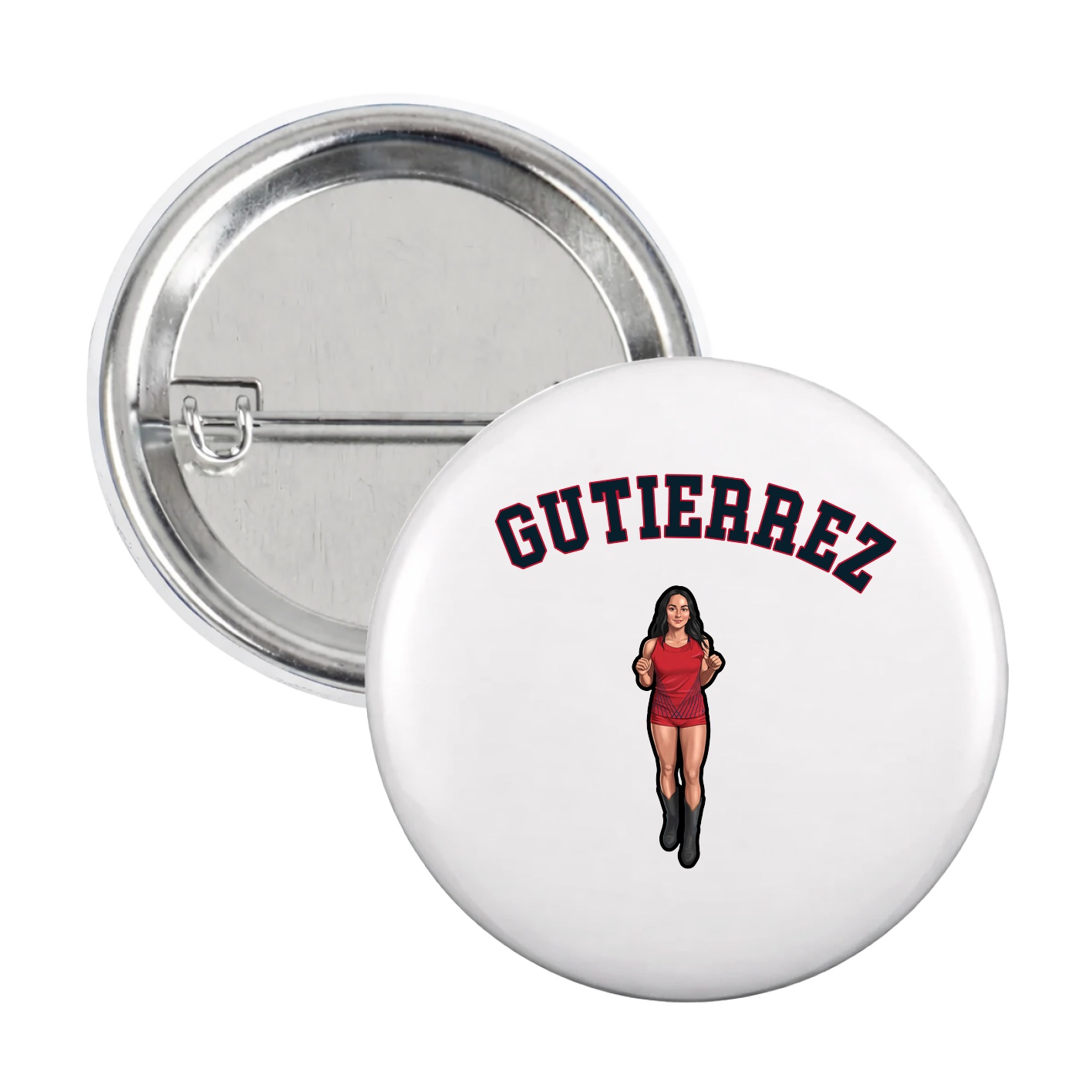 Game Day Button — Shirsey Arch in White