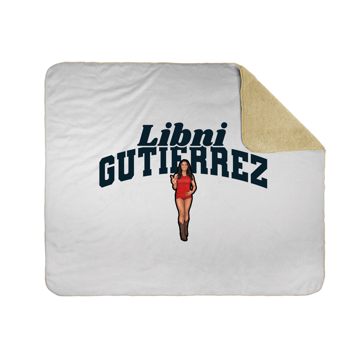 Throw Blanket — Signature Arch in White