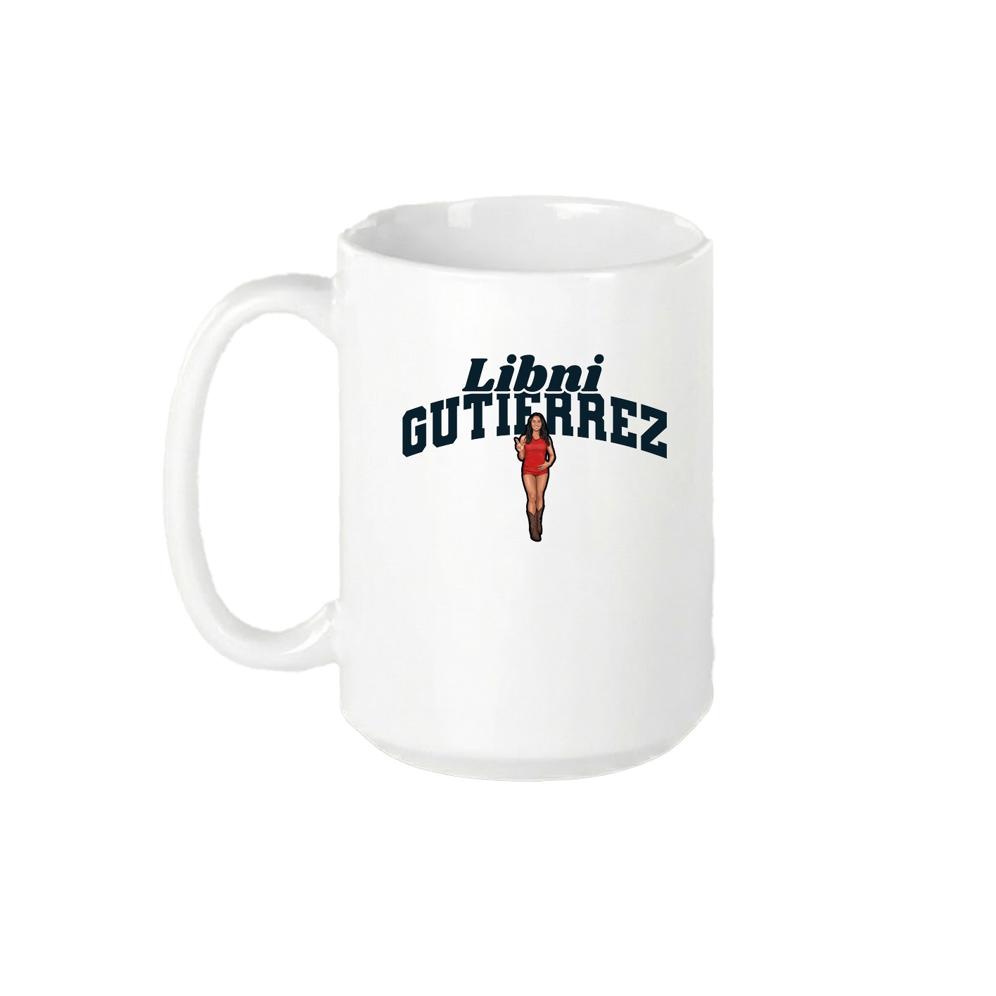 15oz Coffee Mug — Signature Arch in White